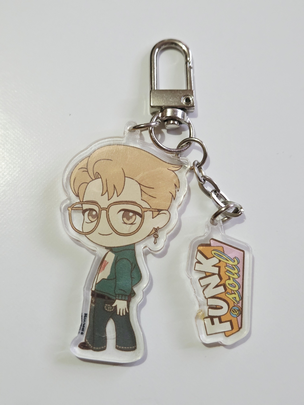 *4 for $20* BTS TinyTAN Dynamite Jimin Chibi Acrylic Keychain Charm